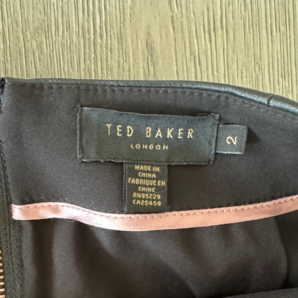 Ted Baker Black Asymmetrical Skirt - Picture 4 of 8